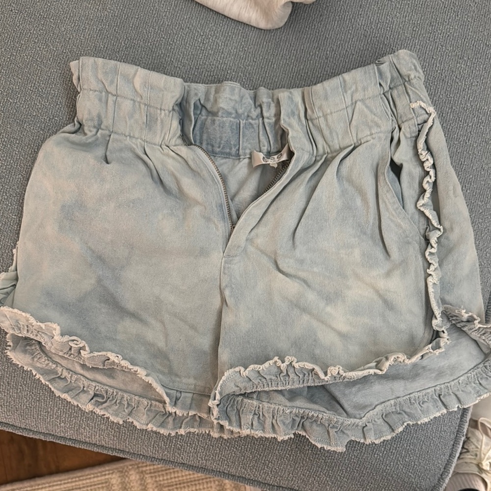 Sea New York Blue High Waist Casual Shorts